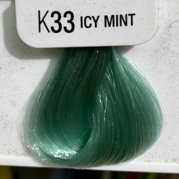 3 pc Kiss express hair color semi permanent Mint, purple, blue - Picture 2 of 4